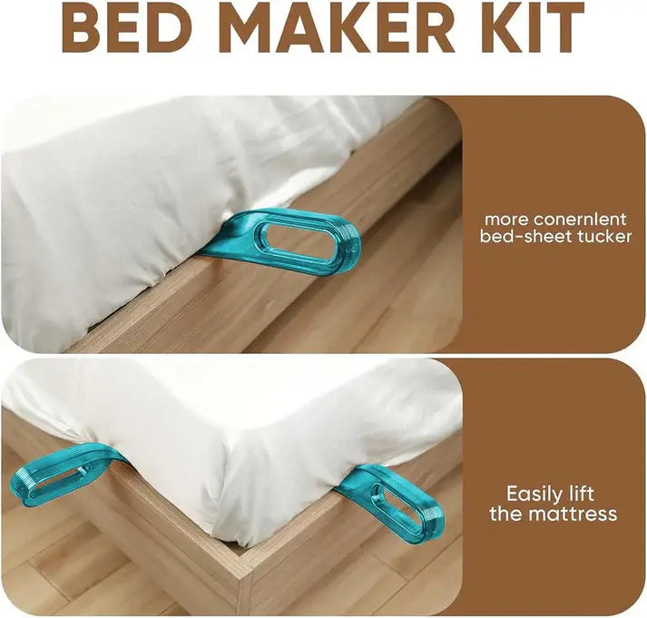 2 in 1 Mattress Lifter & Bed Sheet Tucker Tool (Pack of 2)