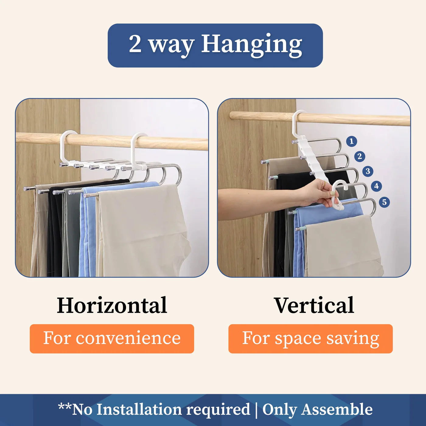 Multipurpose Hanger Organizer (Pack of 2)