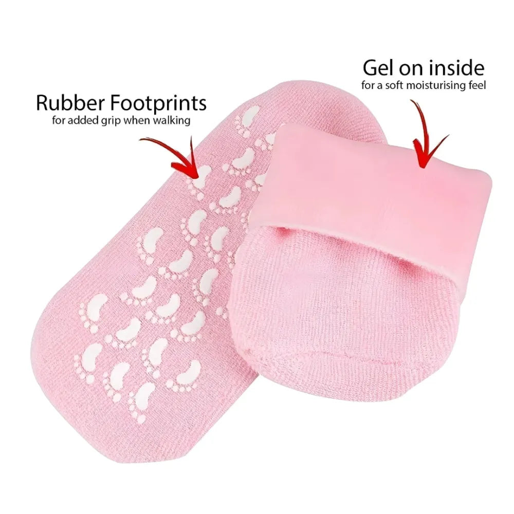 🧦 Premium Spa Gel Moisturizing Socks – Buy 1 Get 1 Free