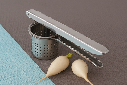 🥕 Premium Stainless Steel Radish (Mooli) Squeezer – Heavy Duty Extractor