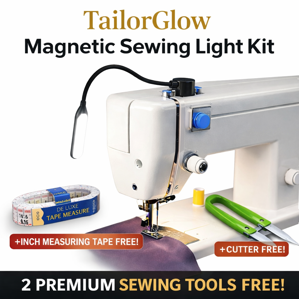 TailorGlow Magnetic Sewing Light Kit Plus Get 2 Sewing Tools FREE